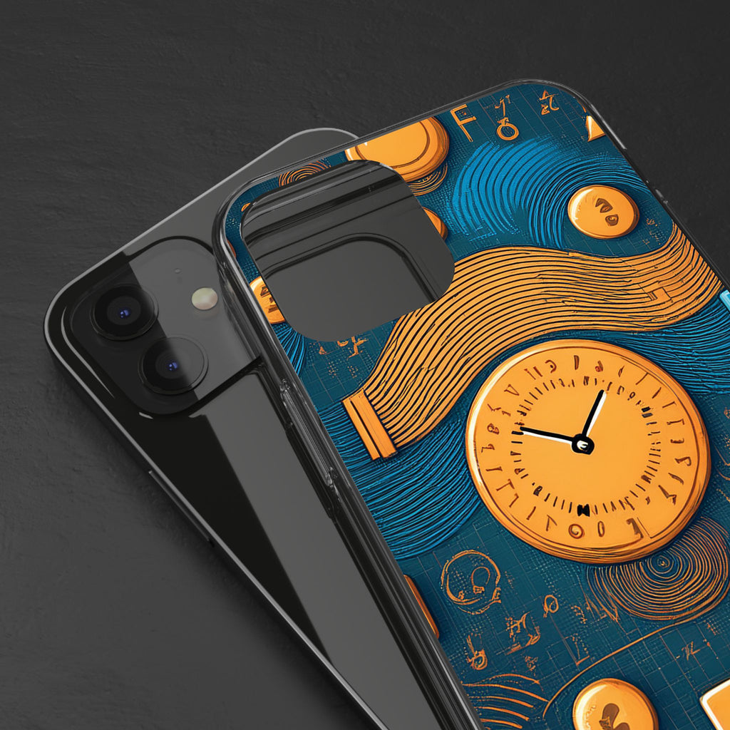 Clear Case — Abstract Clockwork Design Phone Case