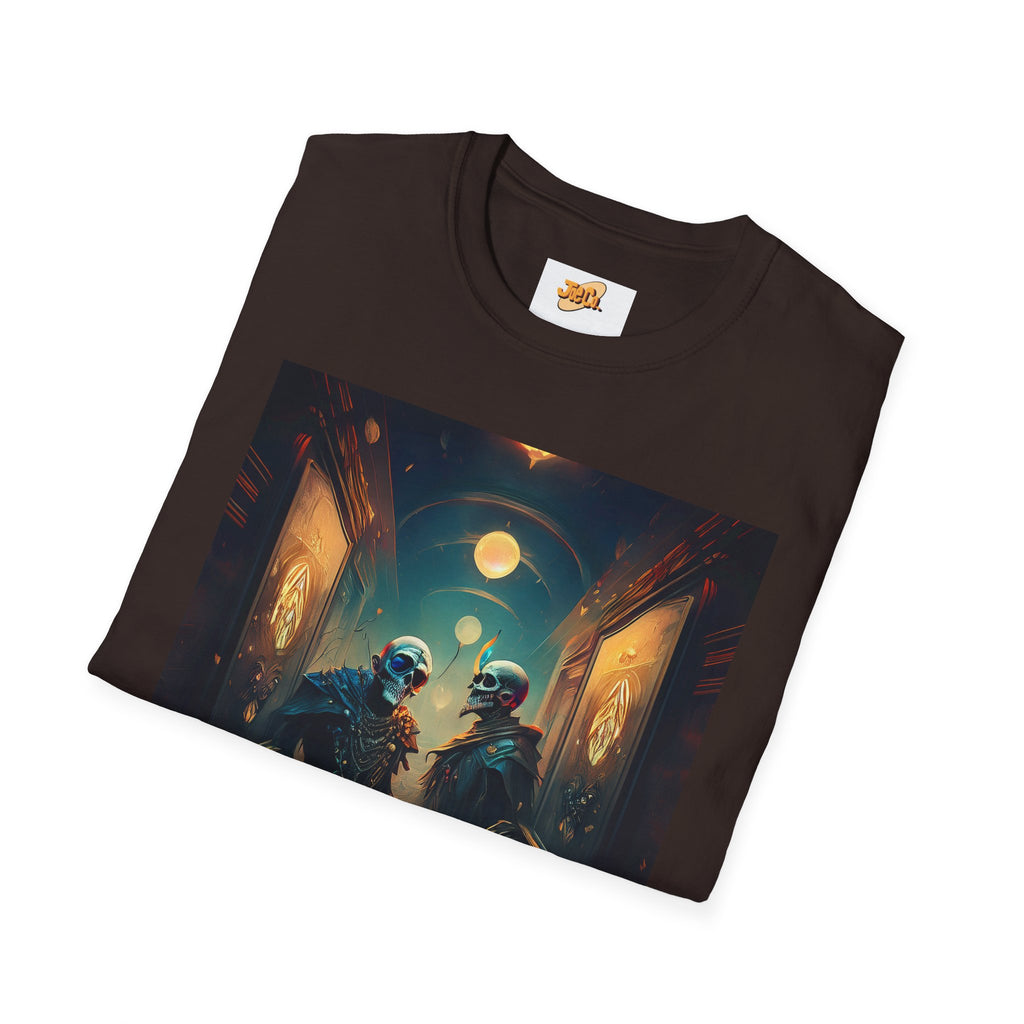 Cyberpunk Alley T-Shirt — Neon Futuristic Street Scene