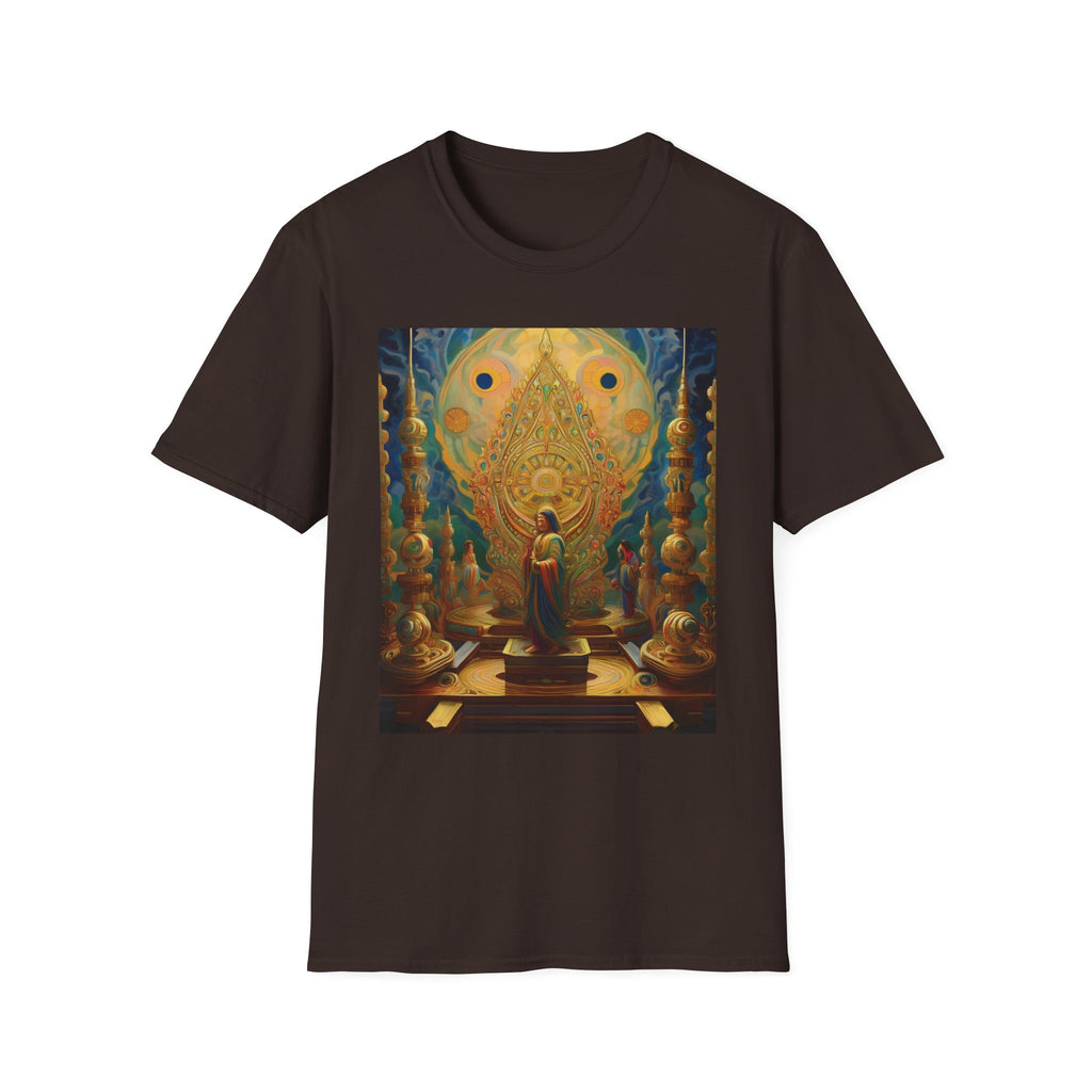 Buddha Sanctuary Art T-Shirt — Meditative Temple Graphic Tee