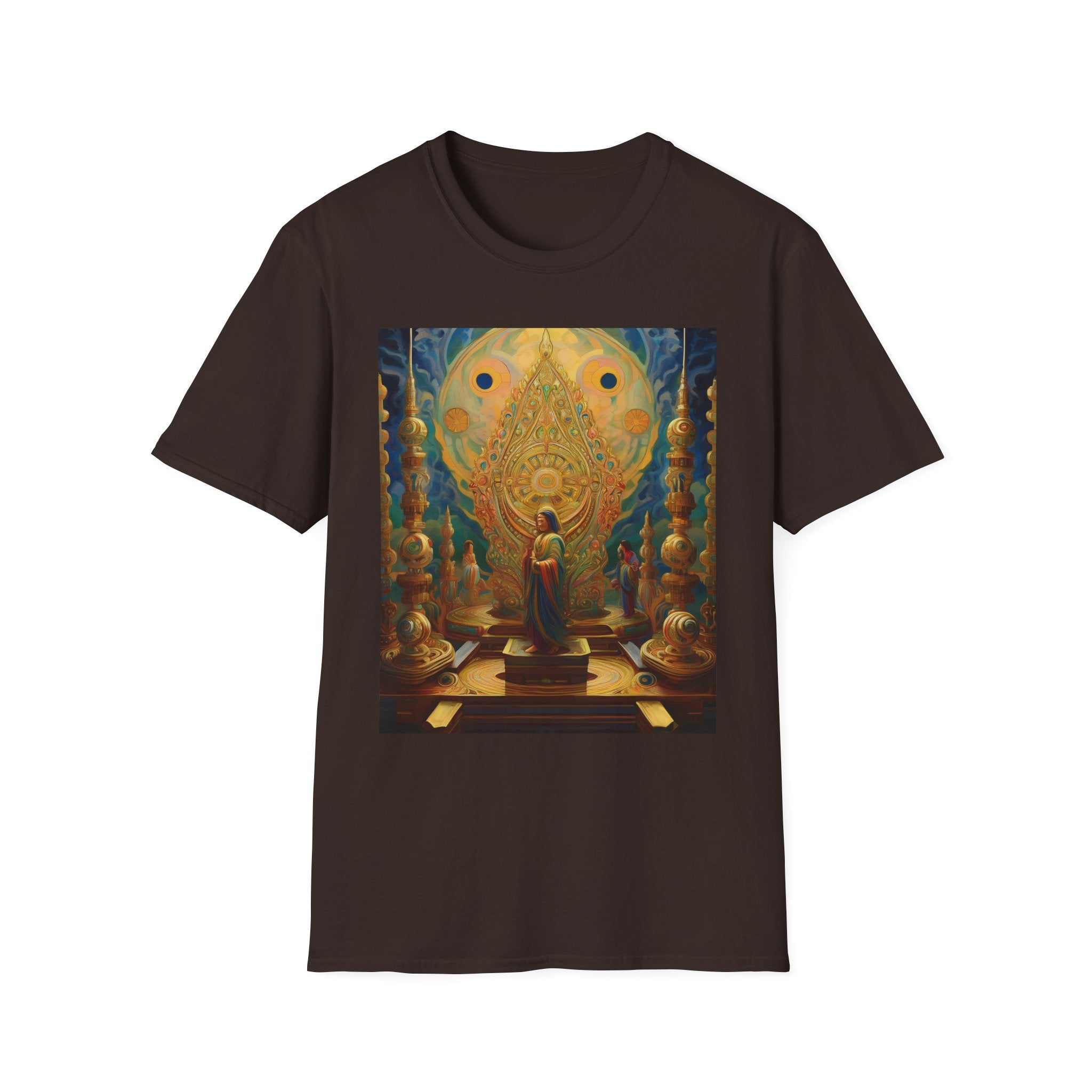 Buddha Sanctuary Art T-Shirt — Meditative Temple Graphic Tee