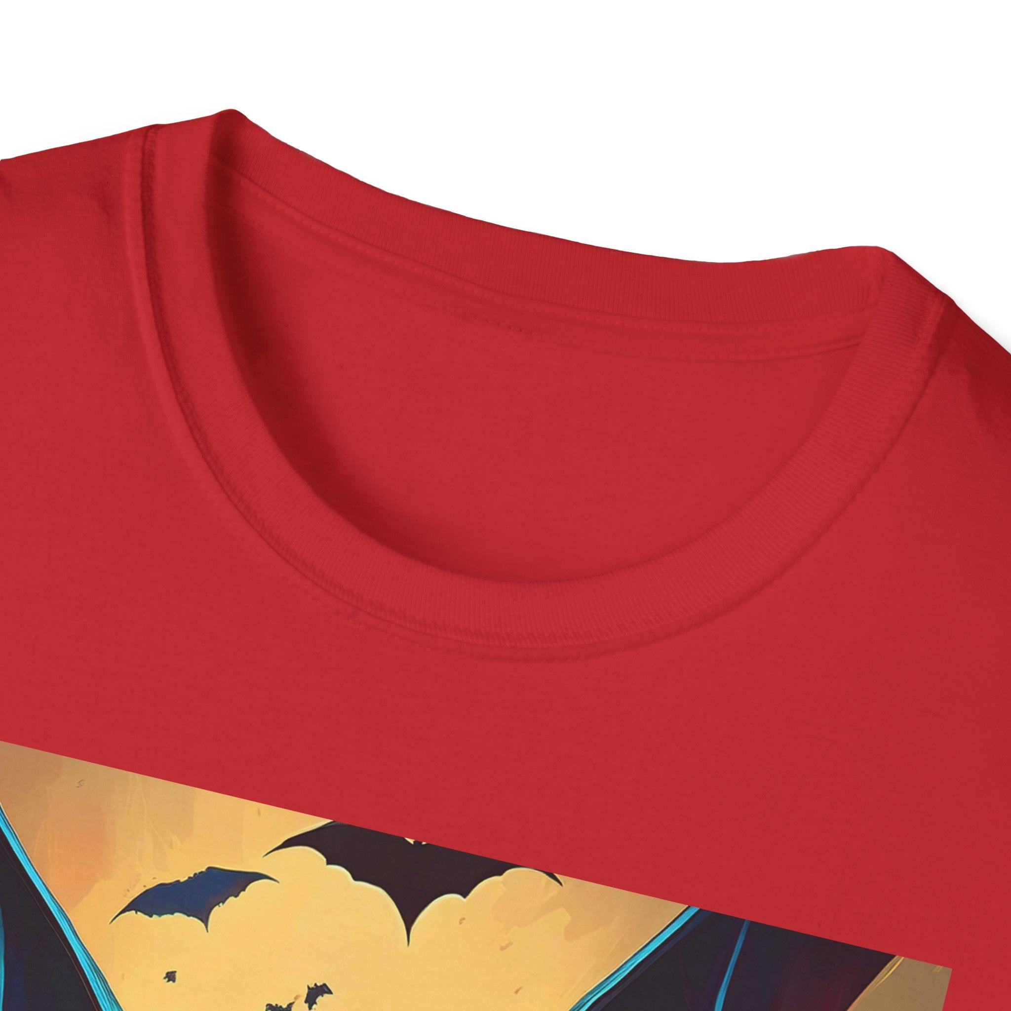 Halloween Bat Nightmare T-Shirt — Fiery Demon Bat Graphic Tee