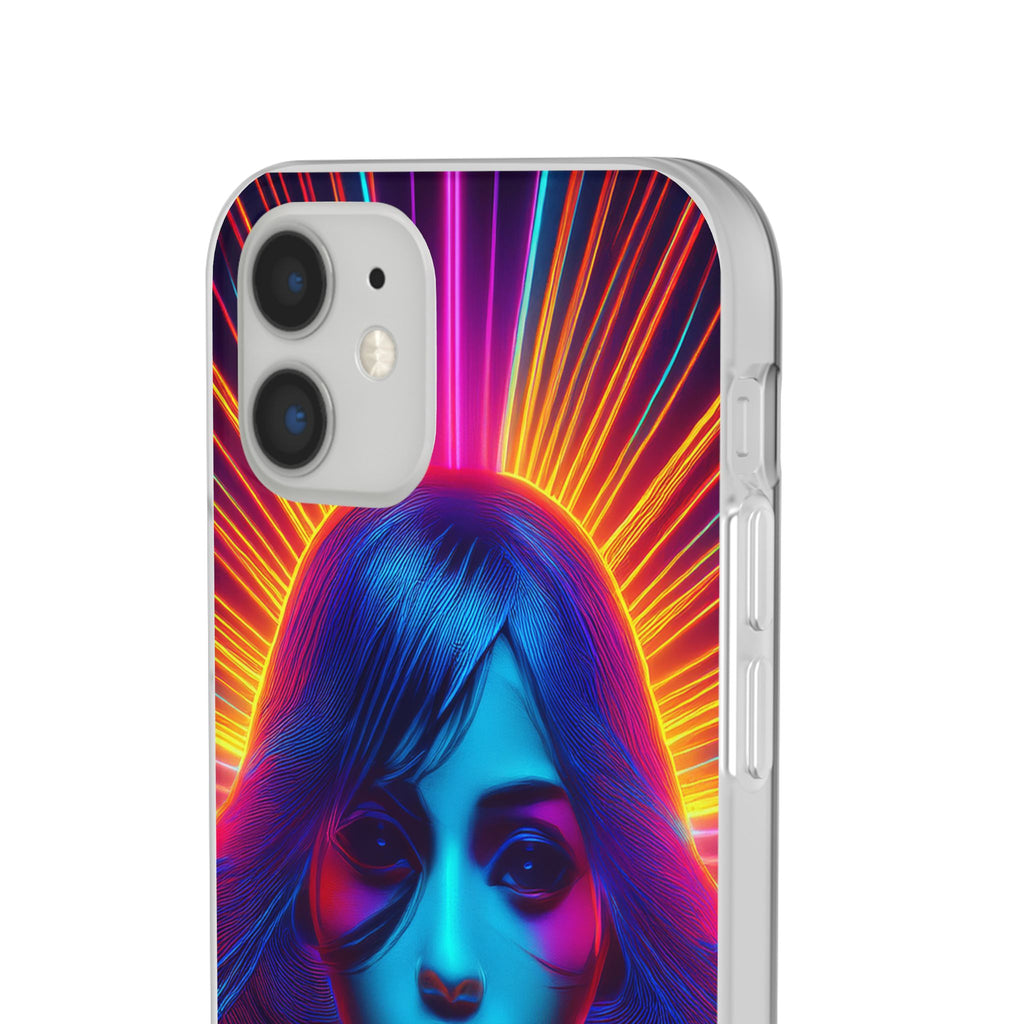 Phone Case — Neon Retro Portrait Mandala