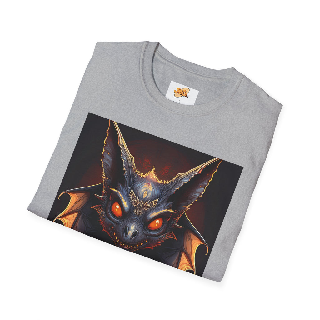 Demonic Bat Illustration T-Shirt