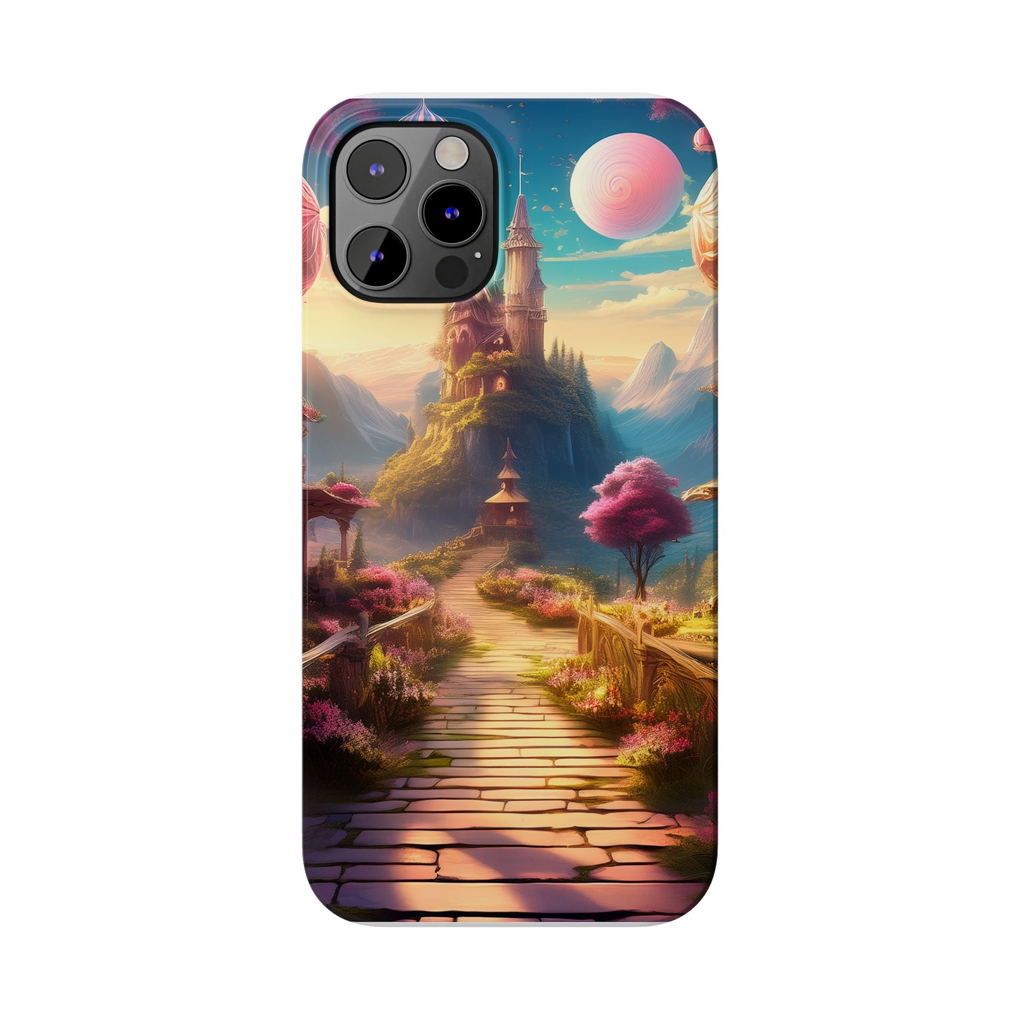Slim Phone Case — Fantasy Castle Path Scenic iPhone Case